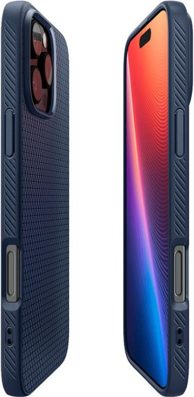 Калъф Liquid Air за iPhone 16 Pro Max, тъмно син, navy blue