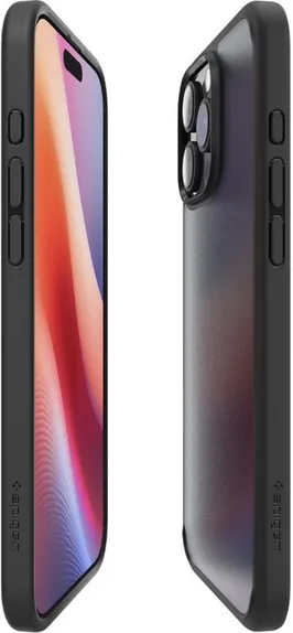 Калъф Ultra Hybrid за iPhone 16 Pro Max, матирано черен, Frost Black