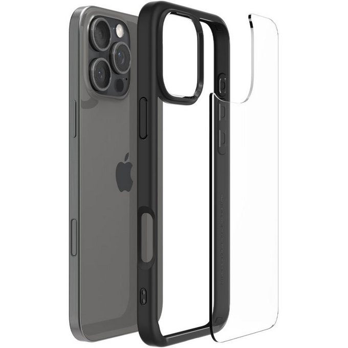 Калъф Ultra Hybrid за iPhone 16 Pro Max, Matte Black