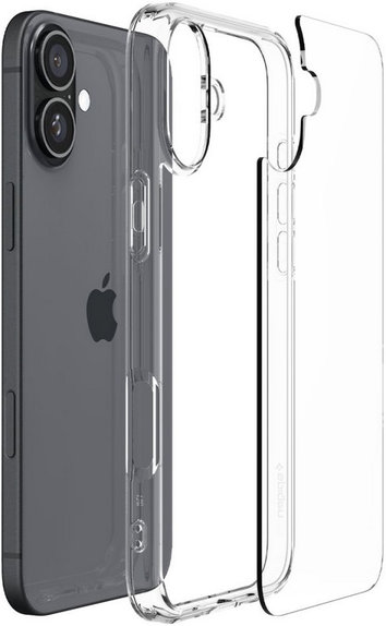 Калъф Ultra Hybrid за iPhone 16 Plus, Crystal Clear