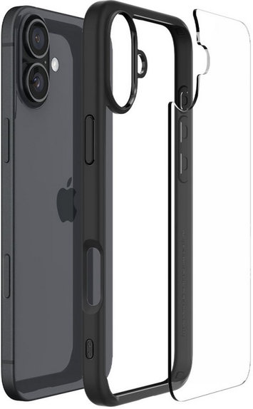 Калъф Ultra Hybrid за iPhone 16 Plus, Matte Black