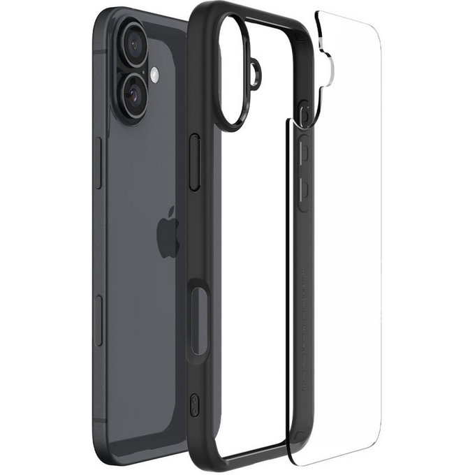 Калъф Ultra Hybrid за iPhone 16 Plus, Matte Black