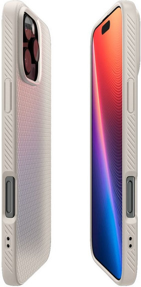 Калъф Liquid Air за iPhone 16 Pro, естествен титан, natural titanium