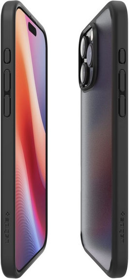 Калъф Ultra Hybrid за iPhone 16 Pro, матирано черен, Frost Black