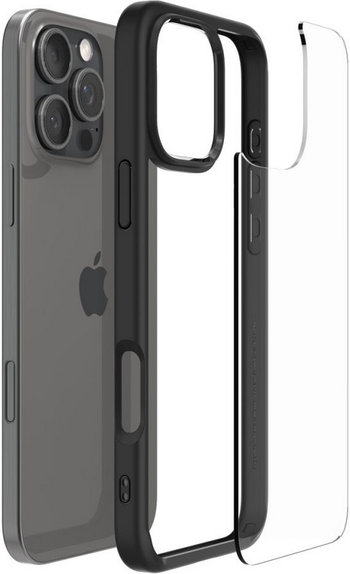 Калъф Ultra Hybrid за iPhone 16 Pro, Matte Black