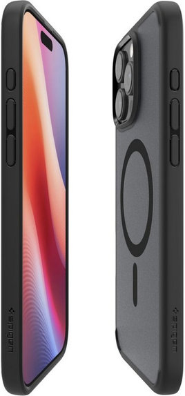 Калъф Ultra Hybrid с MagSafe за iPhone 16 Pro, матирано черен, Frost Black