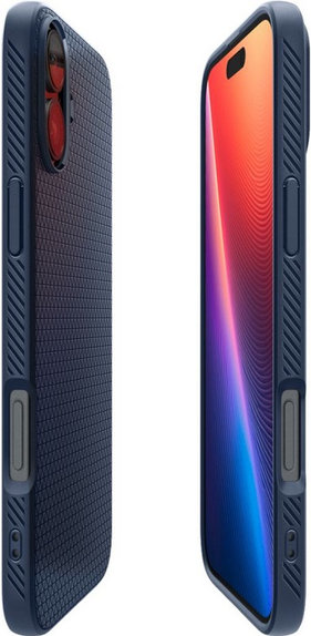Калъф Liquid Air за iPhone 16, тъмно син, navy blue