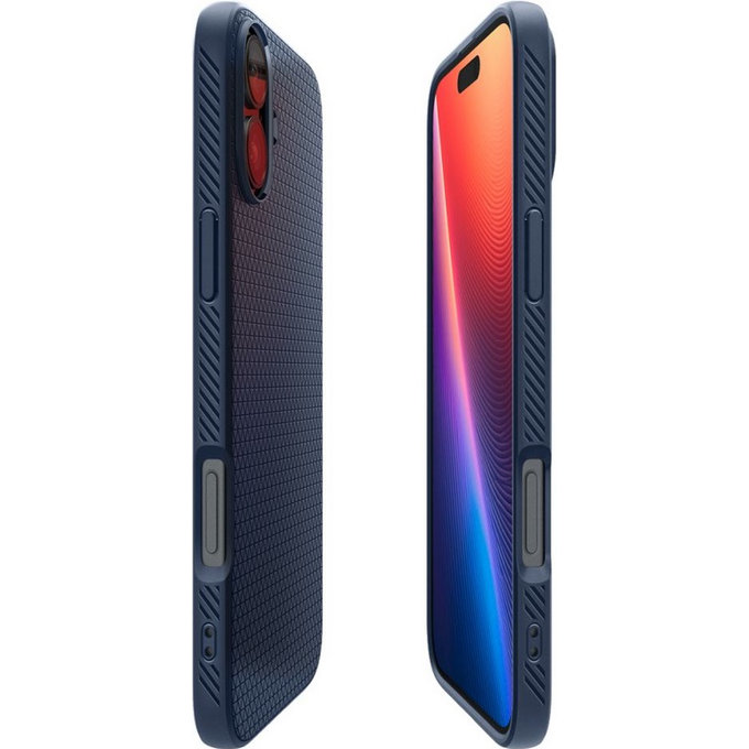 Калъф Liquid Air за iPhone 16, тъмно син, navy blue