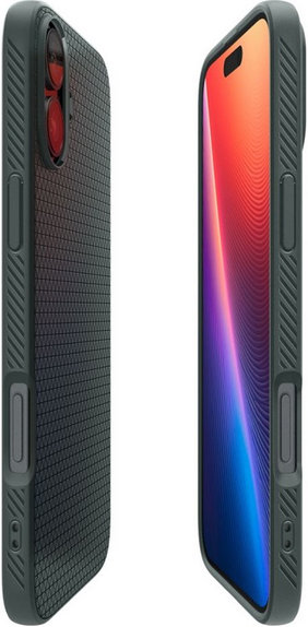 Калъф Liquid Air за iPhone 16, зелен Abyss, Abyss Green