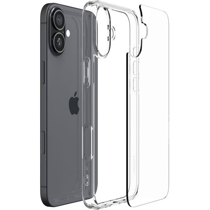 Калъф Ultra Hybrid за iPhone 16, Crystal Clear