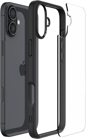 Калъф Ultra Hybrid за iPhone 16, Matte Black