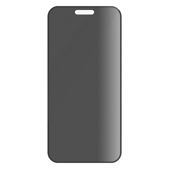 Закалено стъкло UWF Privacy с апликатор за iPhone 16 Pro, Черно, Black, PanzerGlass