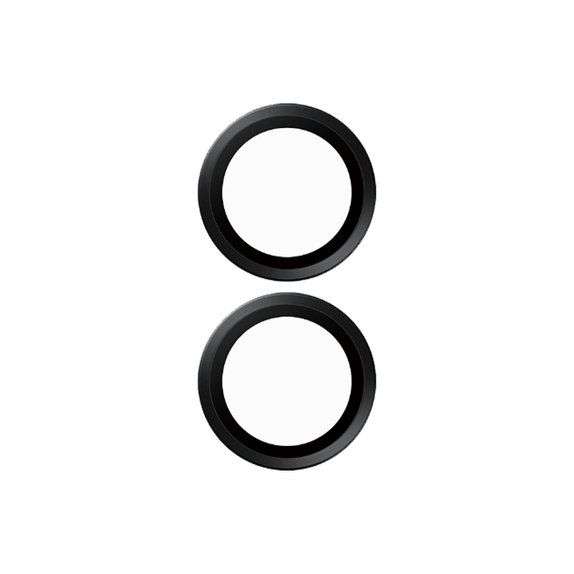 Протектор за камера Hoops за iPhone 16 и 16 Plus, Черно, Black
