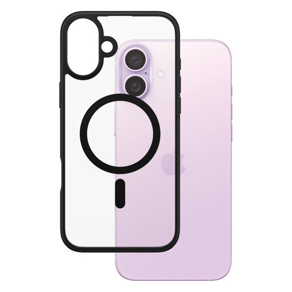 Калъф HardCase с MagSafe за iPhone 16 Plus, Черно, PanzerGlass