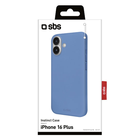Калъф Instinct за iPhone 16 Plus, Синьо, Blue, SBS