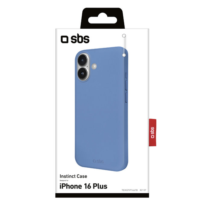 Калъф Instinct за iPhone 16 Plus, Синьо, Blue, SBS