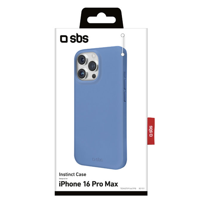 Калъф Instinct за iPhone 16 Pro Max, Синьо, Blue, SBS