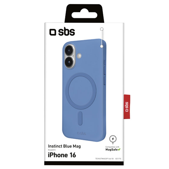 Калъф Instinct Mag с MagSafe за iPhone 16, Синьо, Blue
