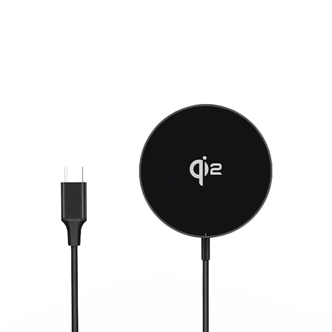 MagSafe зарядно с Qi2, Черно, Black, FixPremium
