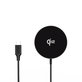 MagSafe зарядно с Qi2, Черно, Black, FixPremium