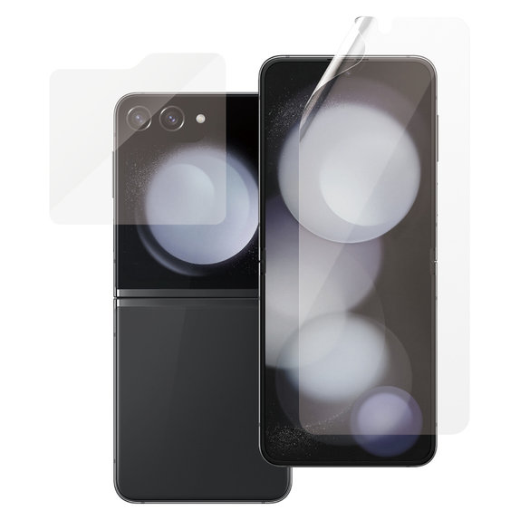 Защитно фолио UWF и закалено стъкло за Samsung Galaxy Z Flip6, Прозрачно, SAFE by PanzerGlass