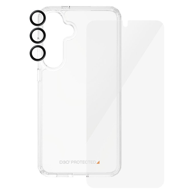 Bundle Hoops + Закалено стъкло UWF + Hard Case D3O за Samsung Galaxy S24+, PanzerGlass