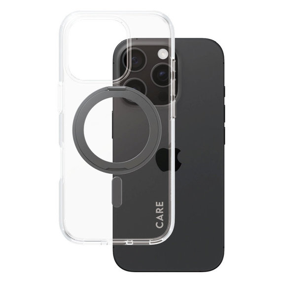 Калъф Kickstand с MagSafe за iPhone 16 Pro, Черно, CARE