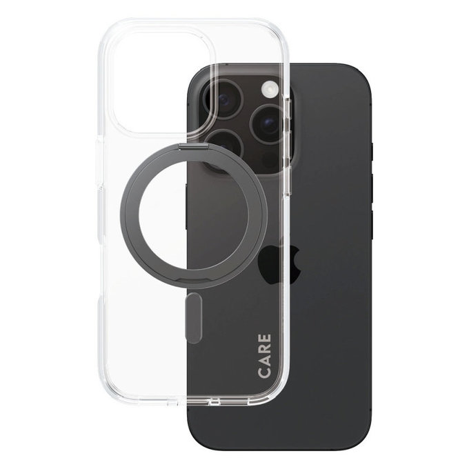 Калъф Kickstand с MagSafe за iPhone 16 Pro, Черно, CARE