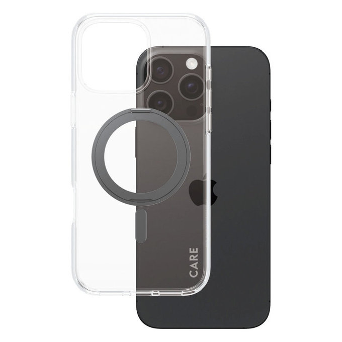Калъф Kickstand с MagSafe за iPhone 16 Pro Max, Черно, CARE