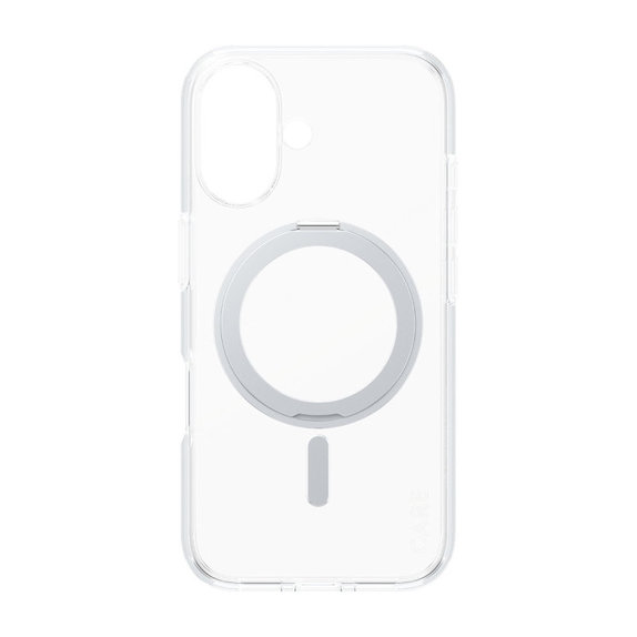Калъф Kickstand с MagSafe за iPhone 16, Сребристо, CARE