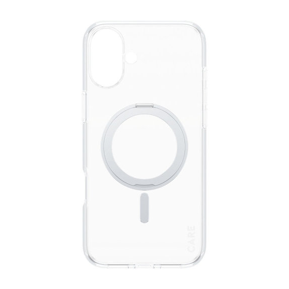 Калъф Kickstand с MagSafe за iPhone 16 Plus, Сребристо, CARE