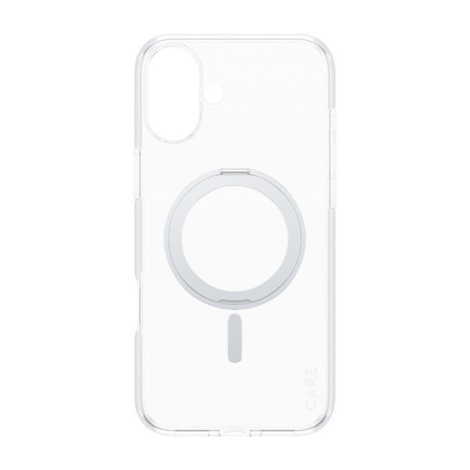Калъф Kickstand с MagSafe за iPhone 16 Plus, Сребристо, CARE