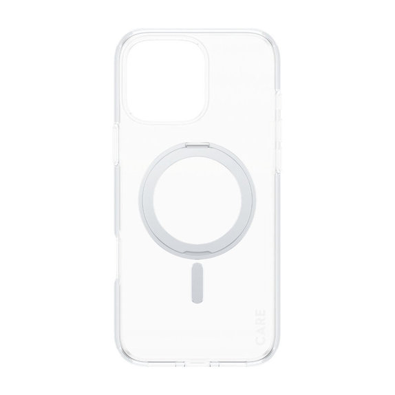 Калъф Kickstand с MagSafe за iPhone 16 Pro Max, Сребристо, CARE