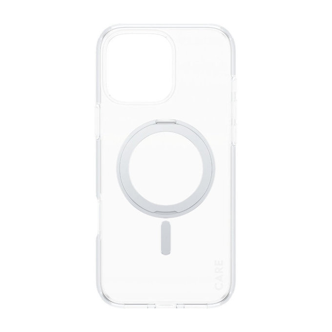 Калъф Kickstand с MagSafe за iPhone 16 Pro Max, Сребристо, CARE