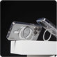 Калъф Kickstand с MagSafe за iPhone 16 Pro Max, Сребристо, CARE