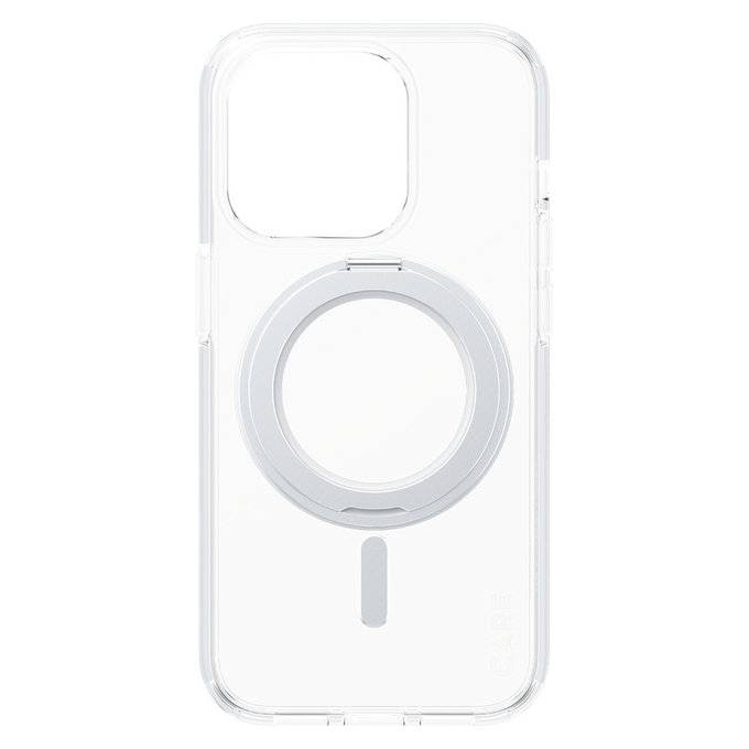 Калъф Kickstand с MagSAFE by PanzerGlass за iPhone 15 Pro, Сребристо, PanzerGlass