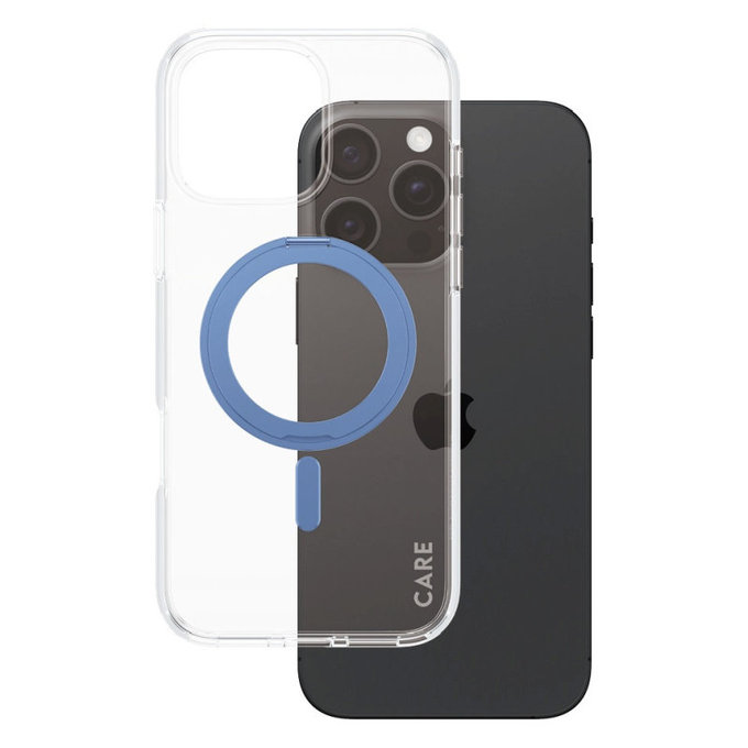 Калъф Kickstand с MagSafe за iPhone 16 Pro Max, Синьо, CARE