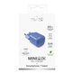 Зарядно устройство MiniPro USB-C, GaN, 20W, син лагун, Blue Lagon, PURO