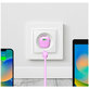 Зарядно устройство MiniPro USB-C, GaN, 20W, коралов, Coraltastic, PURO