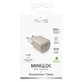 Зарядно устройство MiniPro USB-C, GaN, 20W, пясъчна черупка, Sandshell, PURO