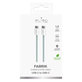 USB-C / USB-C кабел 60W Fabrik FABK4, 1.5m, Island Mist, PURO