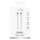 USB-C / USB-C кабел 60W Fabrik FABK4, 1.5m, Sandshell, PURO