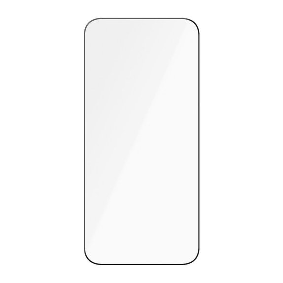 Закалено стъкло UWF Ceramic с апликатор за iPhone 15 Pro Max, Черно, PanzerGlass