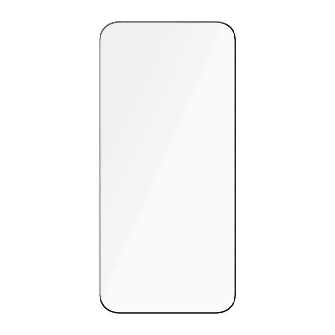 Закалено стъкло UWF Ceramic с апликатор за iPhone 15 Pro Max, Черно, PanzerGlass