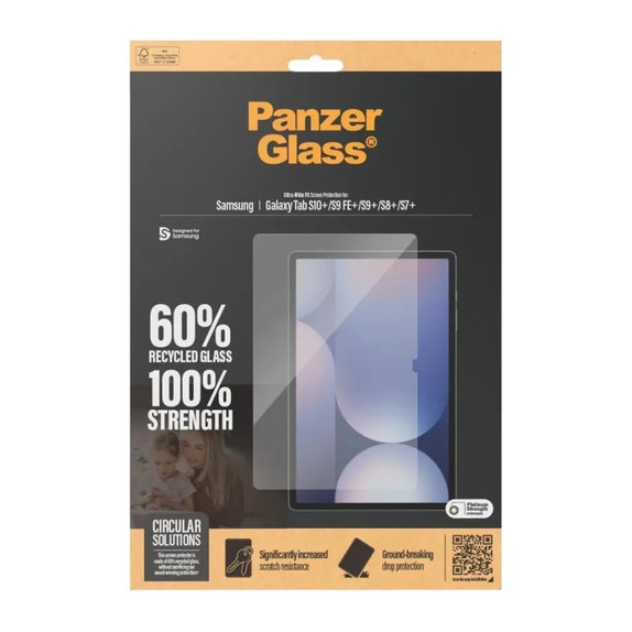 Закалено стъкло UWF за Samsung Galaxy Tab S8/S9 Plus, Прозрачно, PanzerGlass