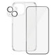 Bundle PicturePerfect + Закалено стъкло UWF + Hard Case D3O за iPhone 15, PanzerGlass