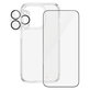 Bundle PicturePerfect + Закалено стъкло UWF + Hard Case D3O за iPhone 15 Pro, PanzerGlass