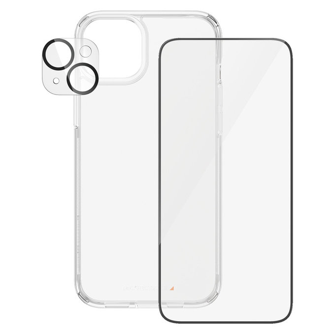 Bundle PicturePerfect + Закалено стъкло UWF + Hard Case D3O за iPhone 15 Plus, PanzerGlass