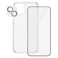 Bundle PicturePerfect + Закалено стъкло UWF + Hard Case D3O за iPhone 15 Plus, PanzerGlass