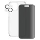 Bundle PicturePerfect + Закалено стъкло UWF Privacy + Hard Case D3O за iPhone 15, PanzerGlass